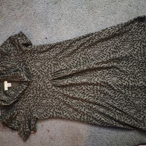 Animal print dress, M